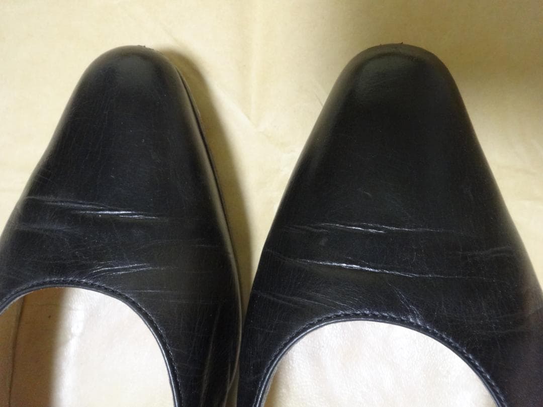 プラダ　PRADA　フラットシューズ　黒　37　1/2　24.5～24