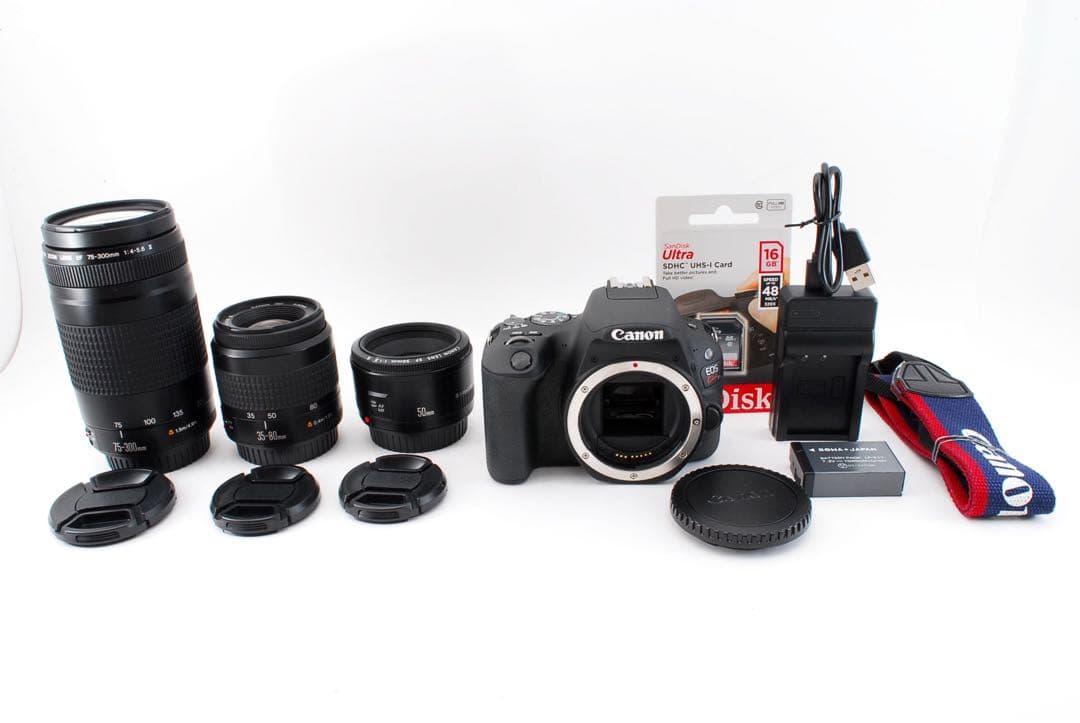 キャノン canon kiss x9 標準&望遠&単焦点トリプルレンズセット