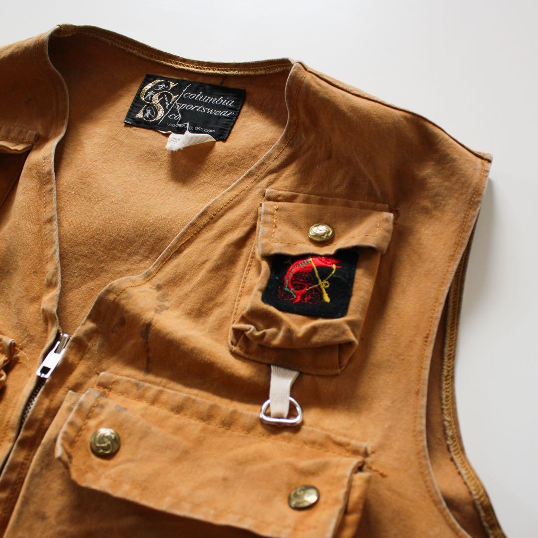 70s Columbia フィッシングベスト ダック地