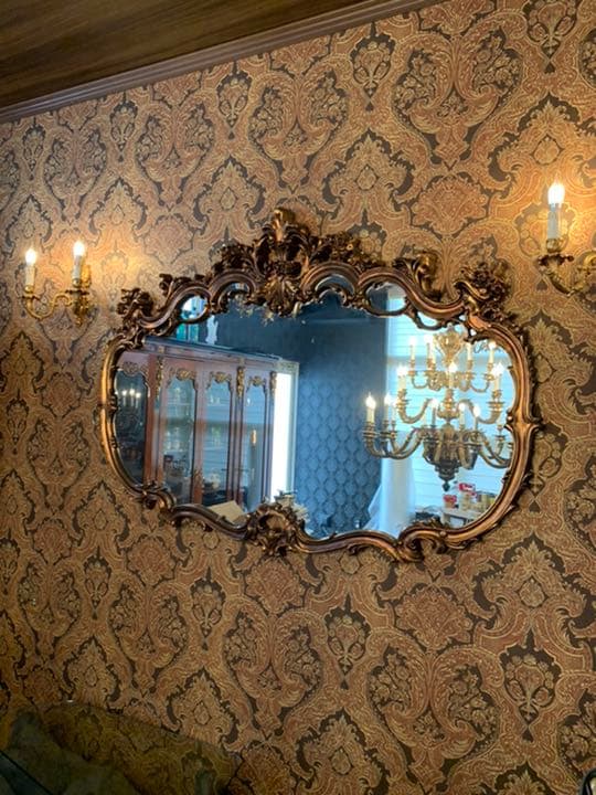 壁掛け　鏡　アンティーク