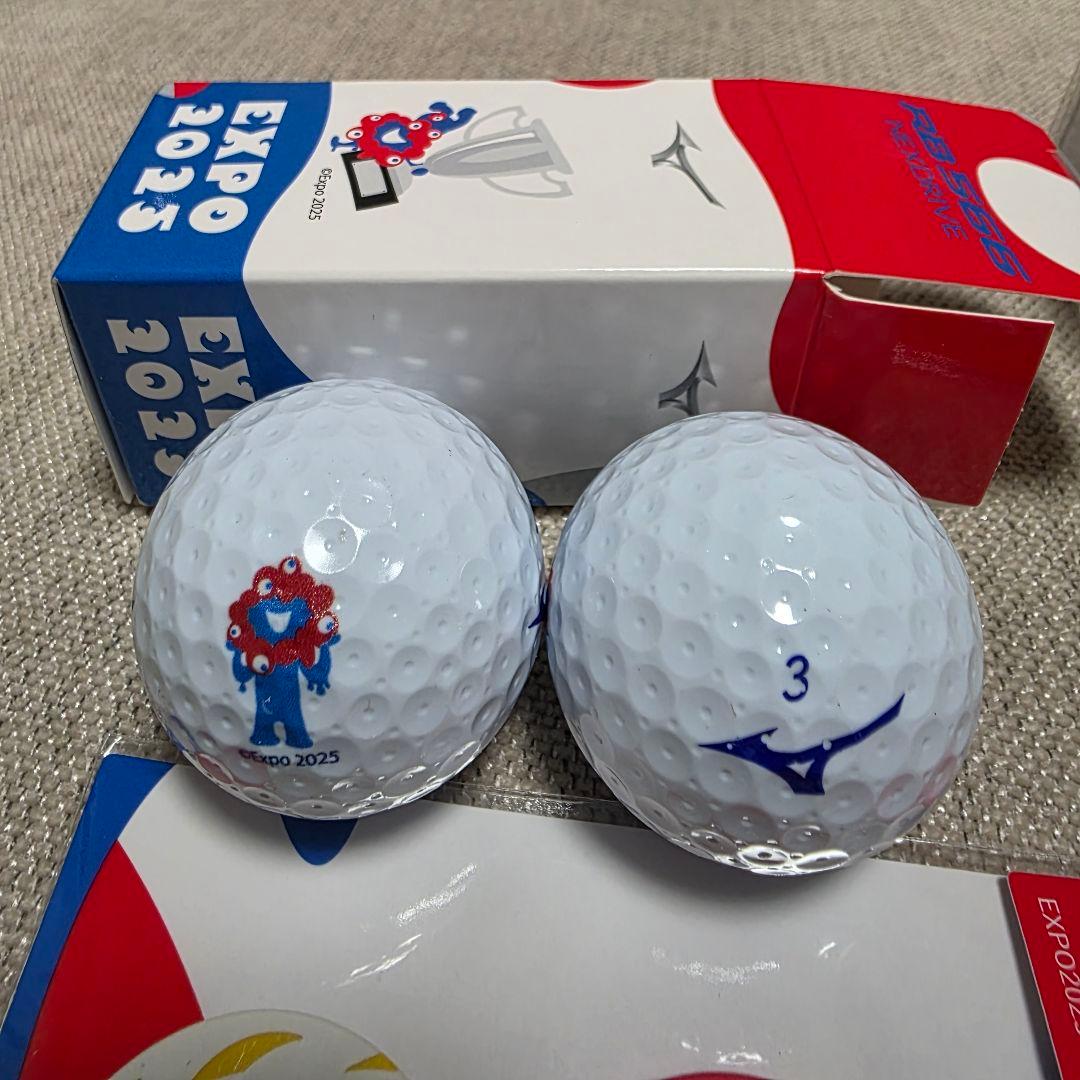 大阪・関西万博 ミャクミャク ゴルフボール ゴルフマーカー