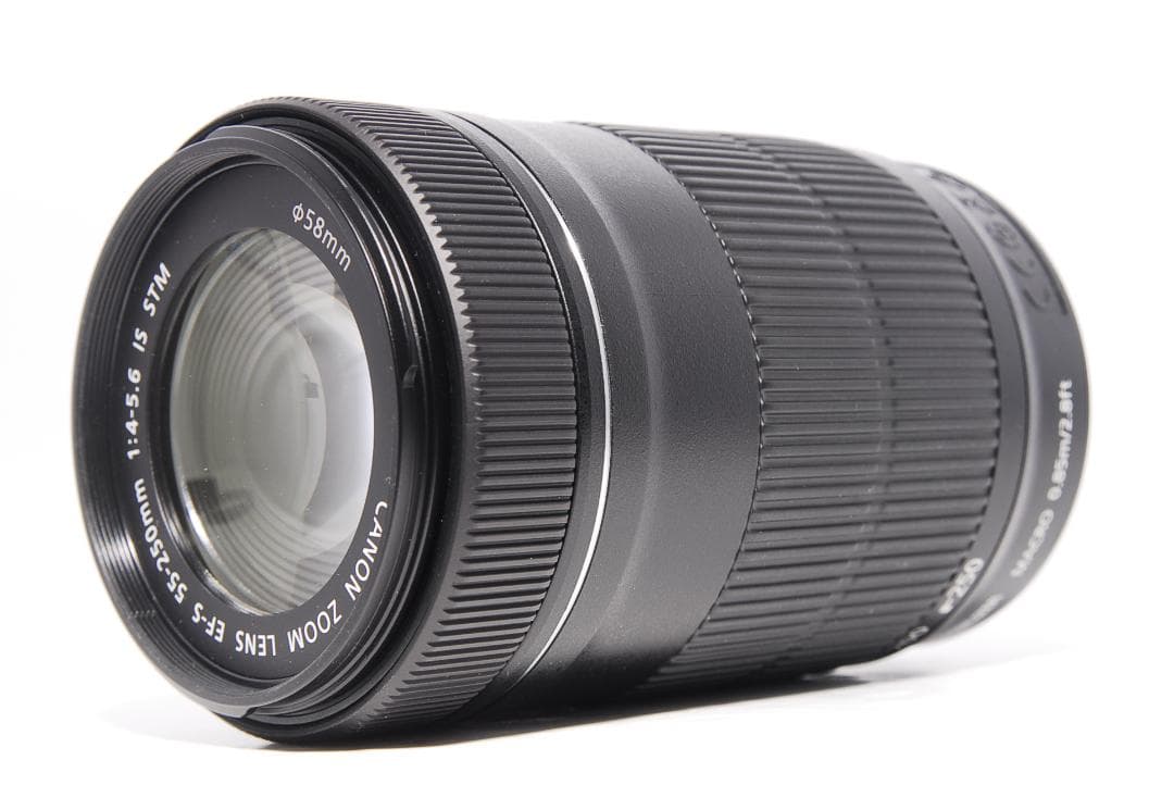 美品 望遠レンズ Canon EF-S 55-250mm IS STM