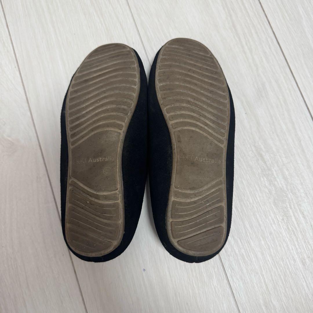 EMU Australia Mira 2.0 バレエシューズブラック5 22cm