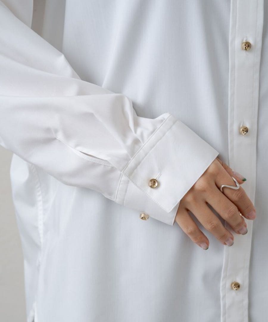 Loungedress(ラウンジドレス) 「ライトサテンBIGシャツ」