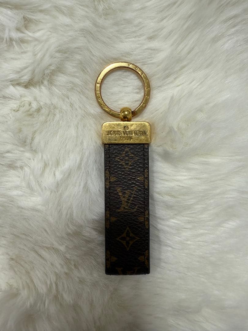 LOUIS VUITTON モノグラムレザーキーホルダー