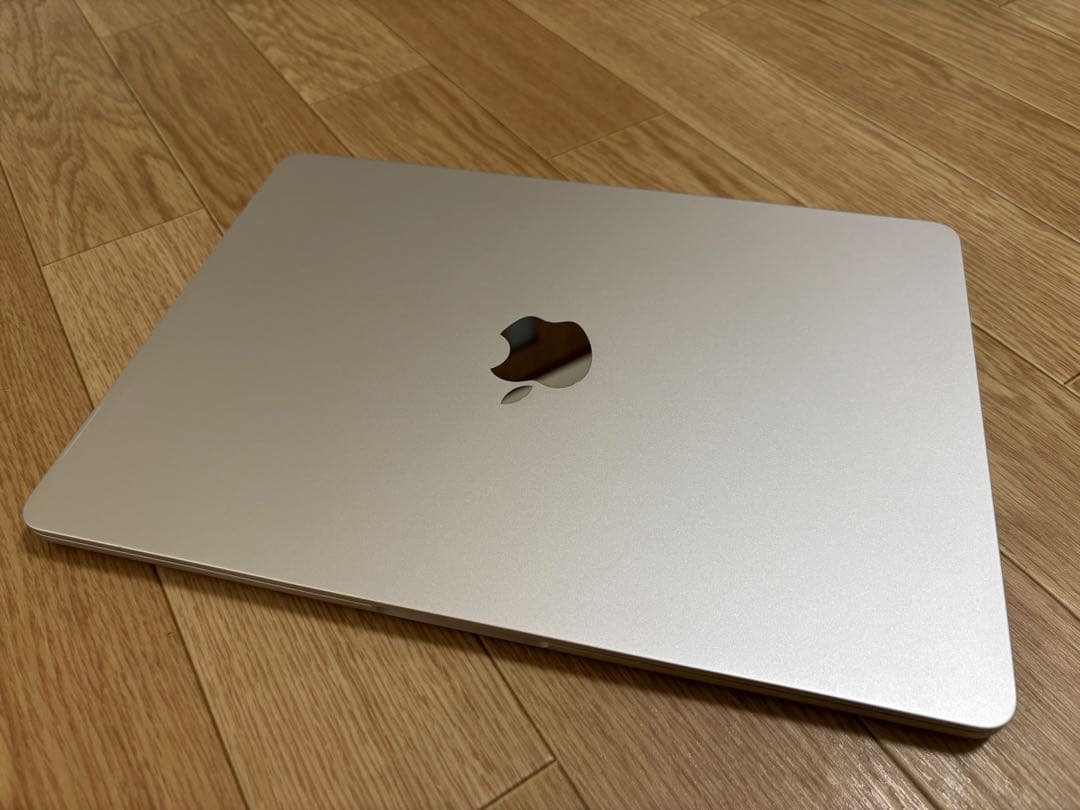M2 MacBookAir スターライト 8GB 256GB USキーボード