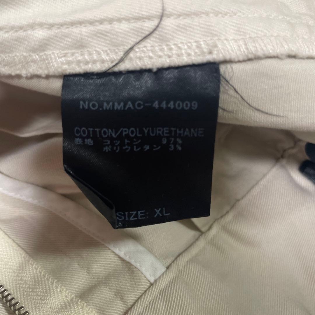 防水カジュアルパンツ ホワイト