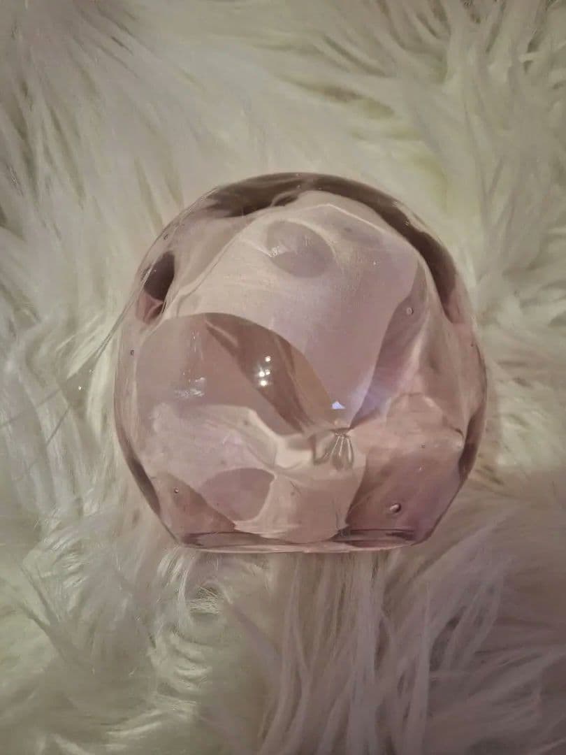 おおやぶみよ　スピカ　風鈴　ピンク　ガラス