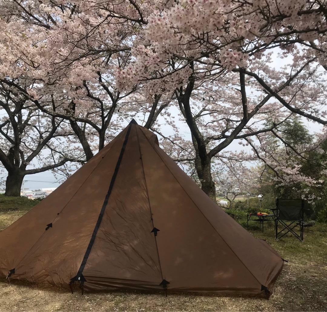 ティピーテント レッドクリフ 6人用 ワンポールテント ハイブリット 軽量