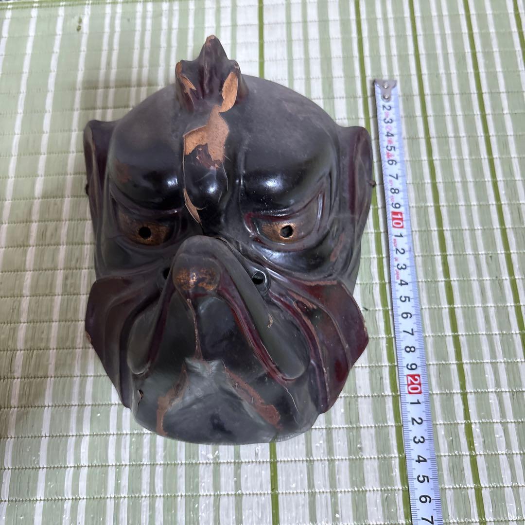 双芸社 乾漆 迦楼羅 カルラ 能面 面 お面 伎楽 神楽 双藝社 般若　烏丸　鬼