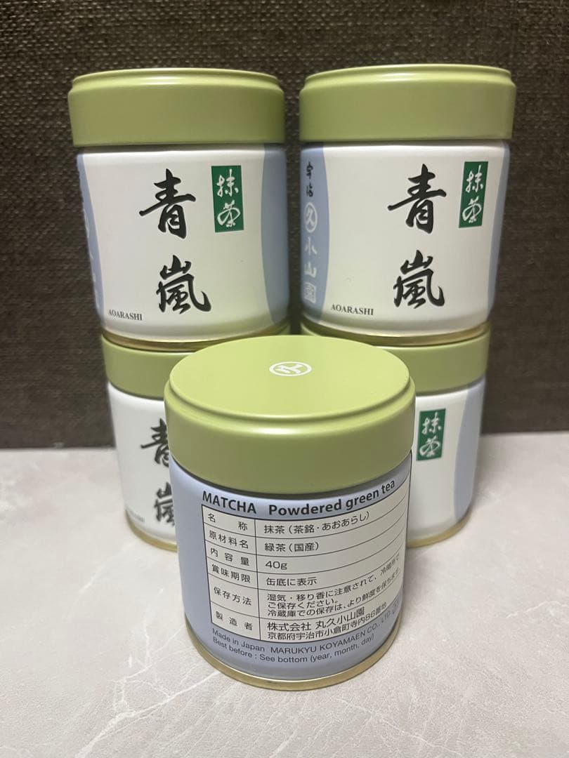 宇治 丸久小山園 抹茶 青嵐 (AOARASHI) 40g缶