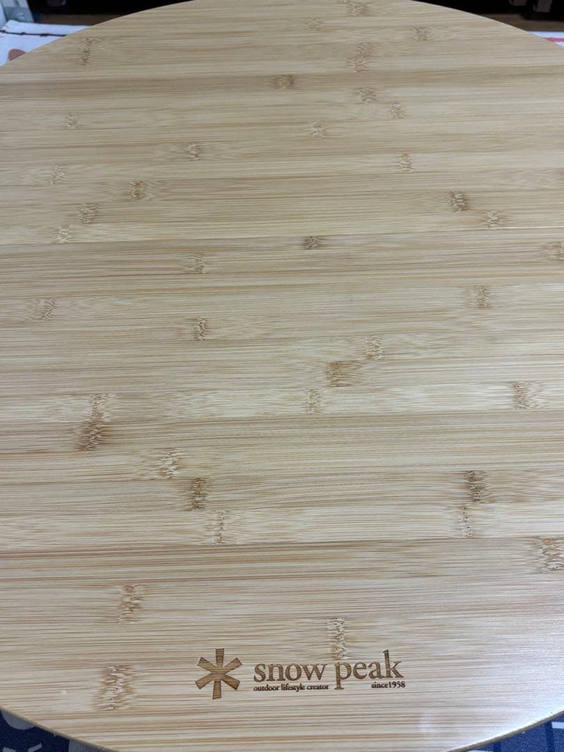  peak ワンアクションちゃぶ台竹 M バンブー 円形テーブル