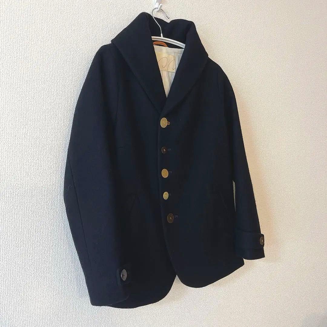 【美品】パラスパレス ダークネイビー ウール ミドル ジャケット M