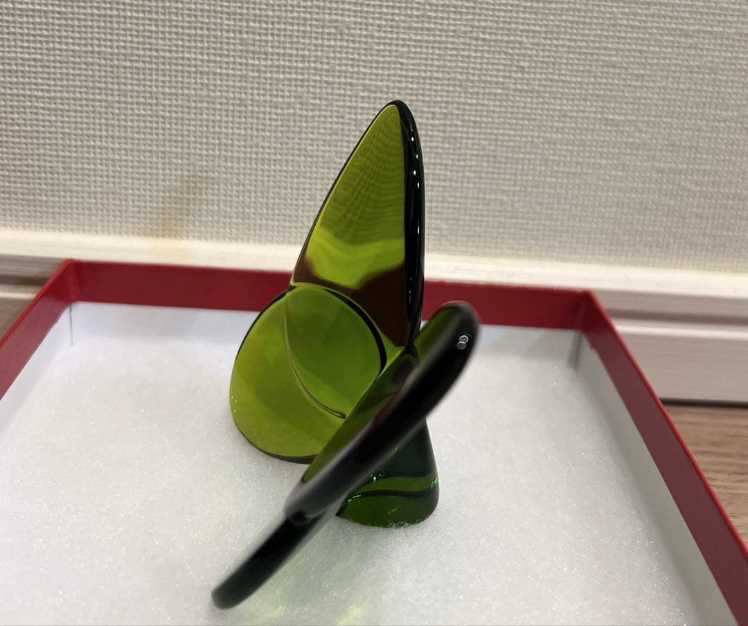 Baccarat ラッキーバタフライ　グリーン
