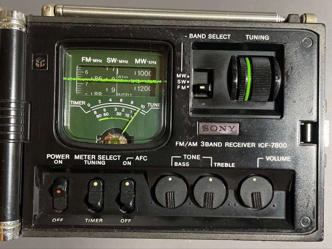 【ジャンク品】SONY ICF-7800 3BAND RECEIVER