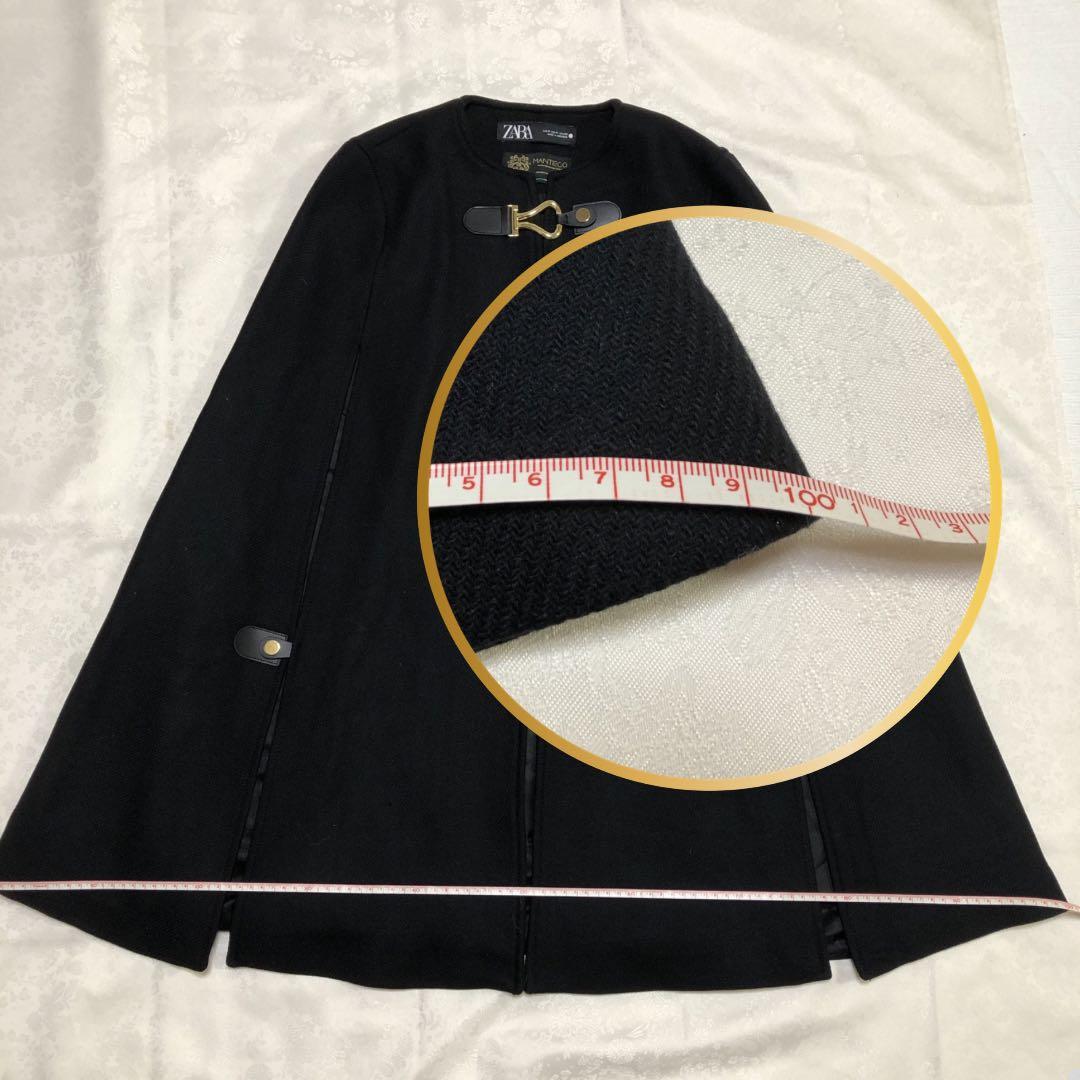 ZARA MANTECO ザラマンテコ　ケープ　ポンチョ　コート　金具　M