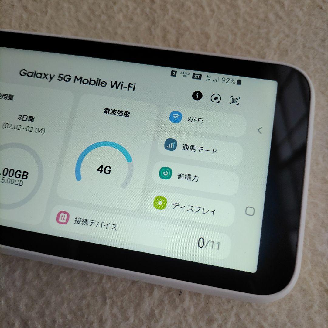 Galaxy 5G Mobile Wi-Fi SCR01 モバイルルーター