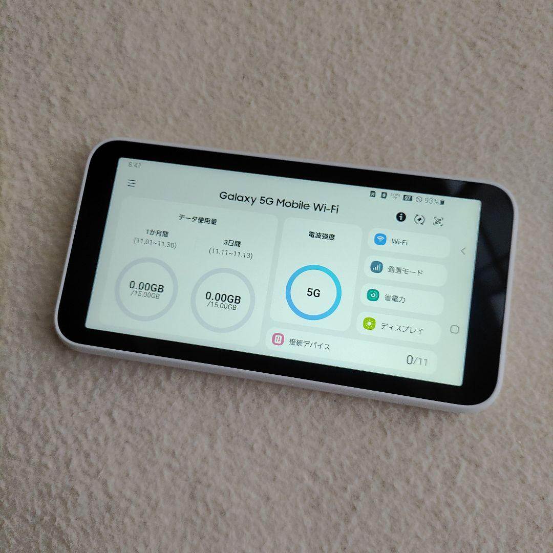 Galaxy 5G Mobile Wi-Fi SCR01 モバイルルーター