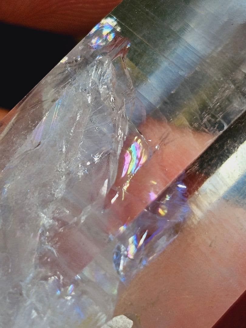 虹入り‼️ヒマラヤのレムリアン水晶 マカルー産