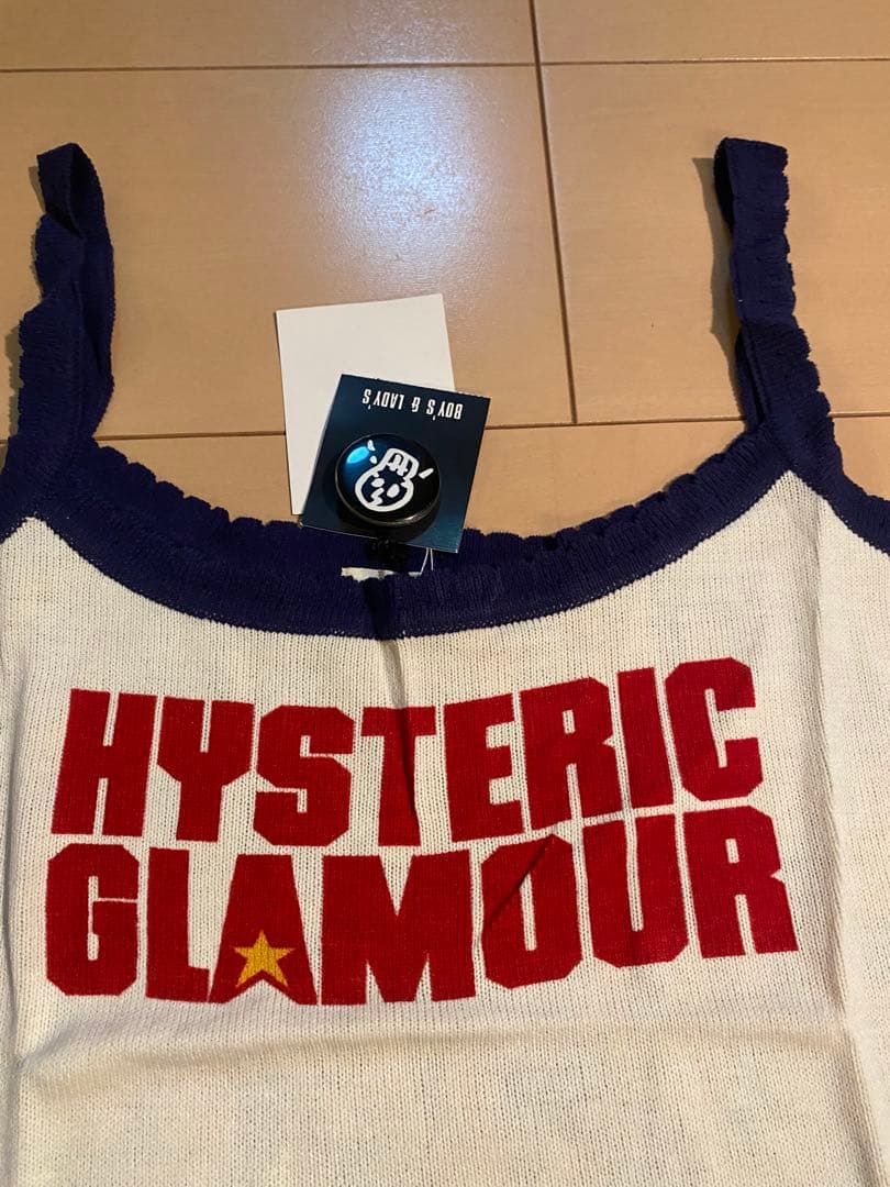 新品　初期　ヒステリックグラマー '90 星条旗　ロゴ　キャミソール　Y2K