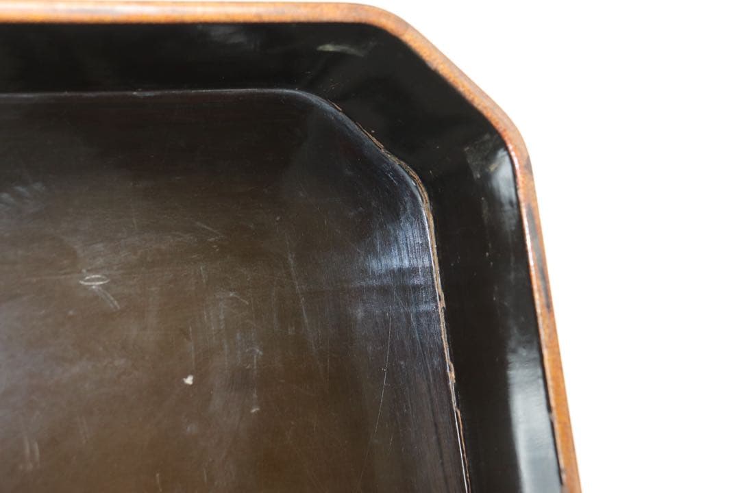 明治期　輪島塗　兜箱　蒔絵　木製　送料込み250510