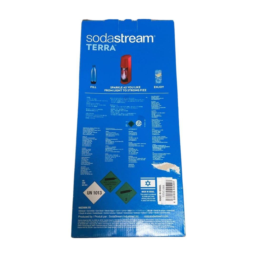 SodaStream TERRA レッド 炭酸水メーカー