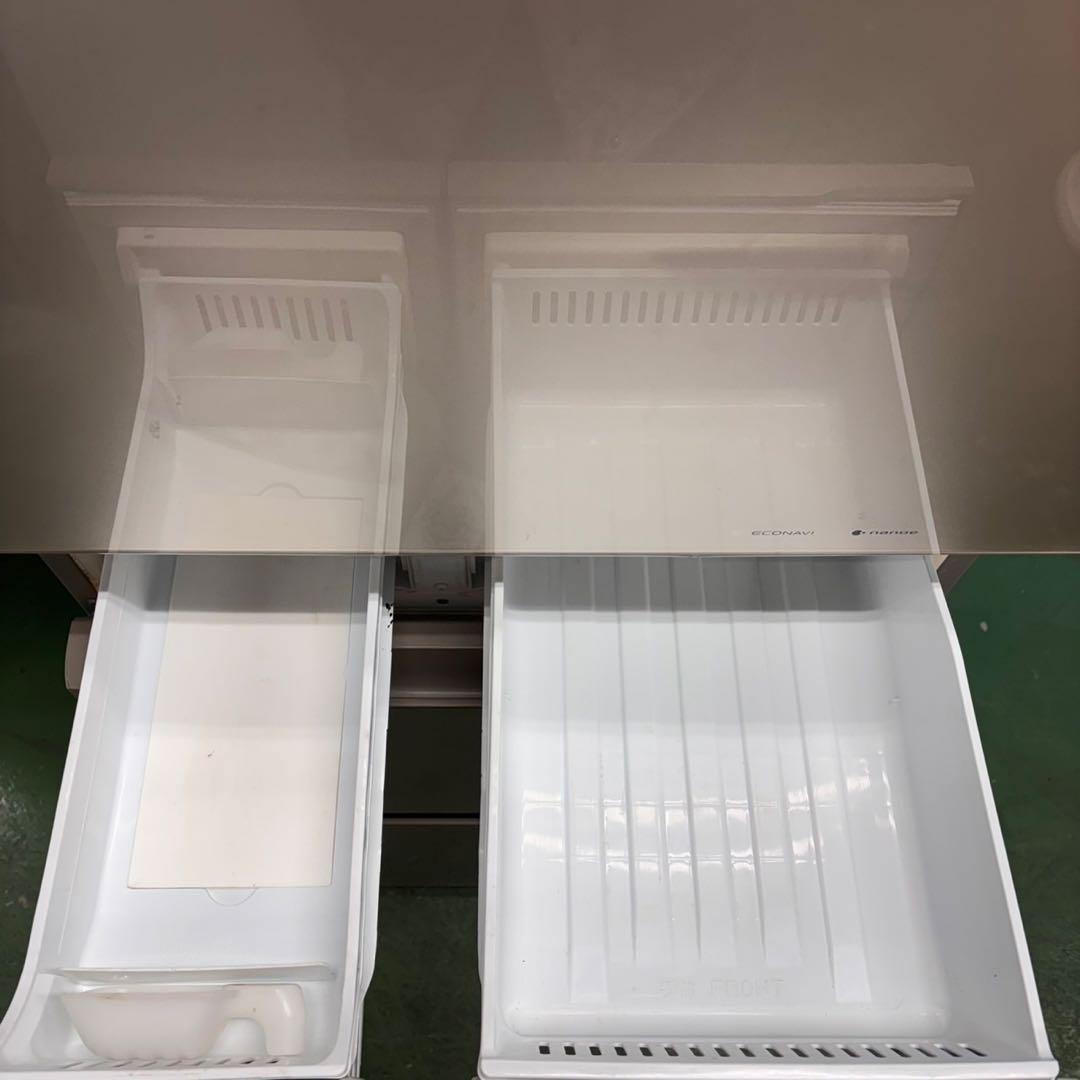 668 パナソニック　大型冷蔵庫　400L強　自動製氷　右開き　小型　家庭用