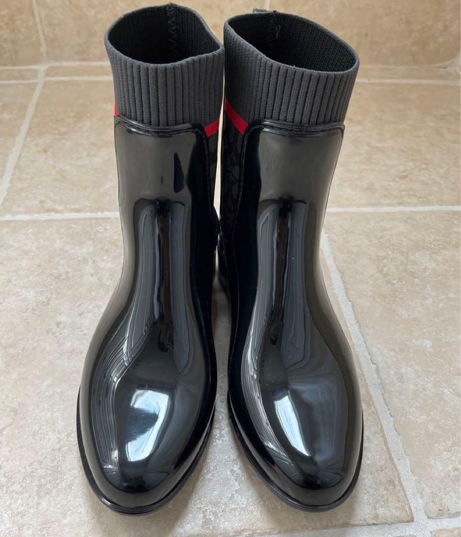 新品 COACH コーチ レインブーツ 24-24.5cm