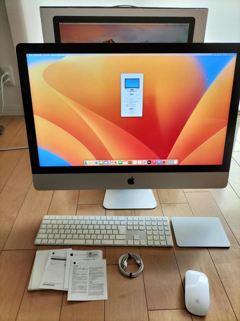 Apple iMac 27インチ macOS Ventura
