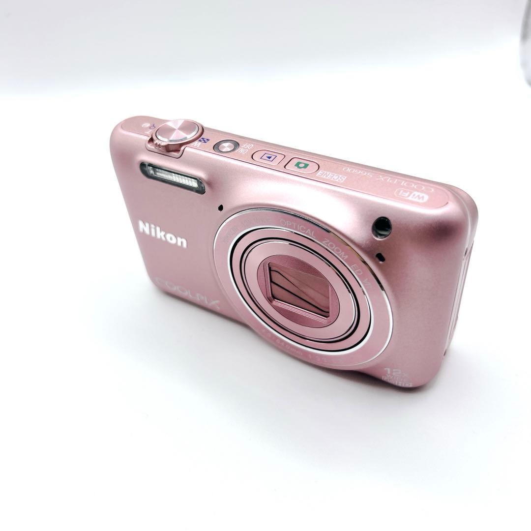 【極美品】Nikon ニコン COOLPIX S6600 シルキーピンク