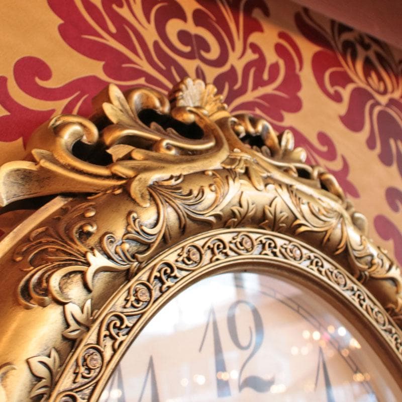 ウォールクロック ビクトリアンパレス ゴールド 掛け時計 655-106