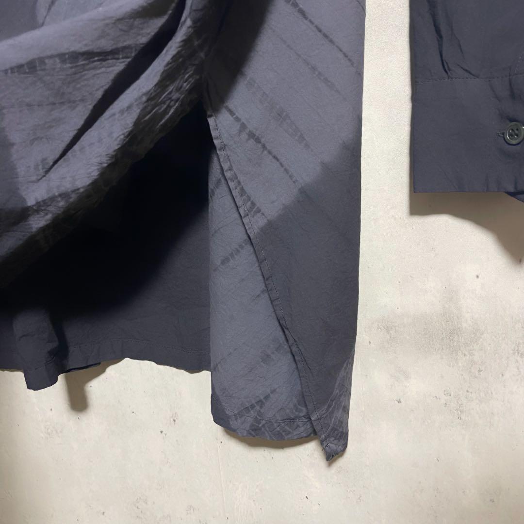 パドカレ　インドオーガニックコットン　有松絞り　竜巻流水絞りブラウス