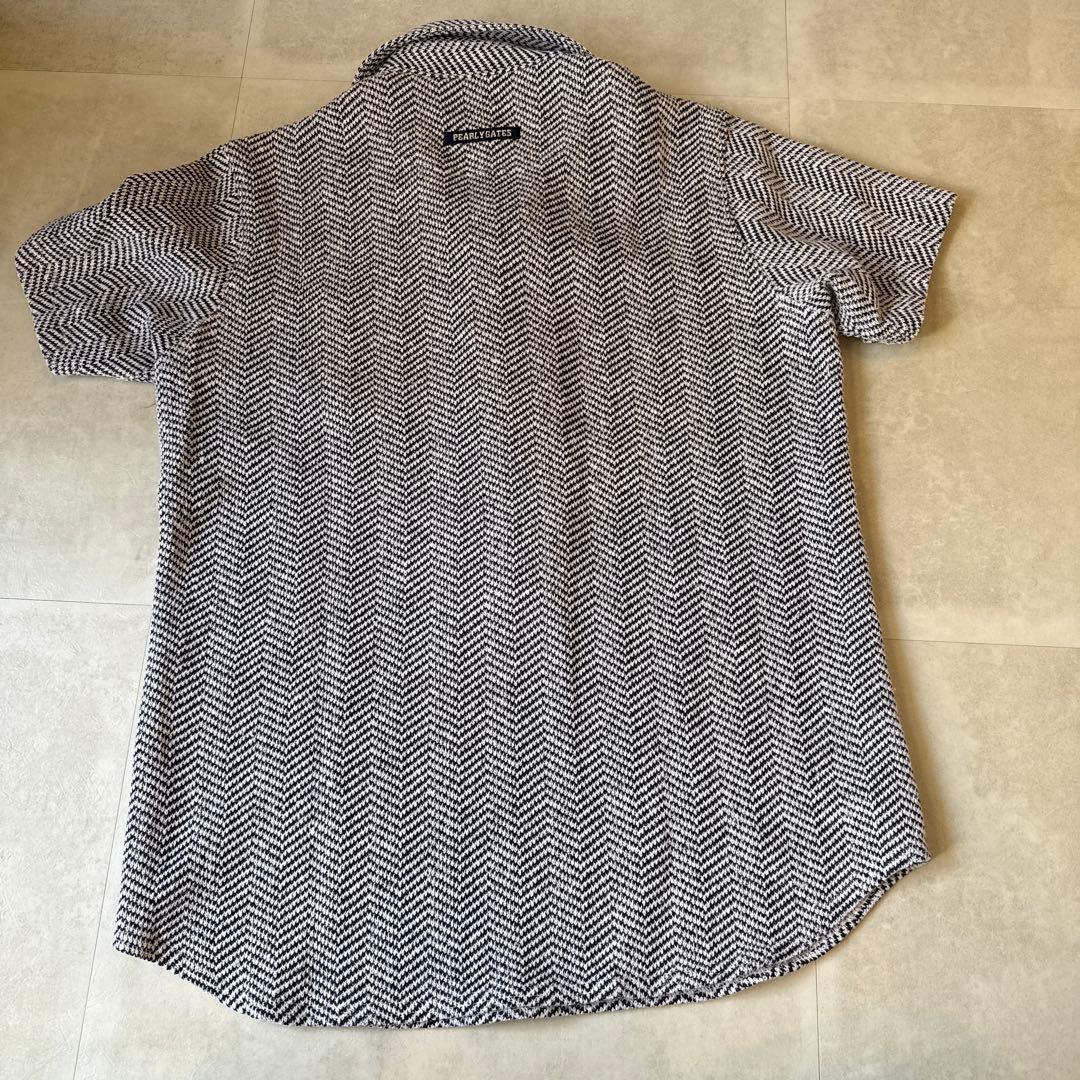 PEARLY GATES ヘリンボーンポロシャツ　made in Japan