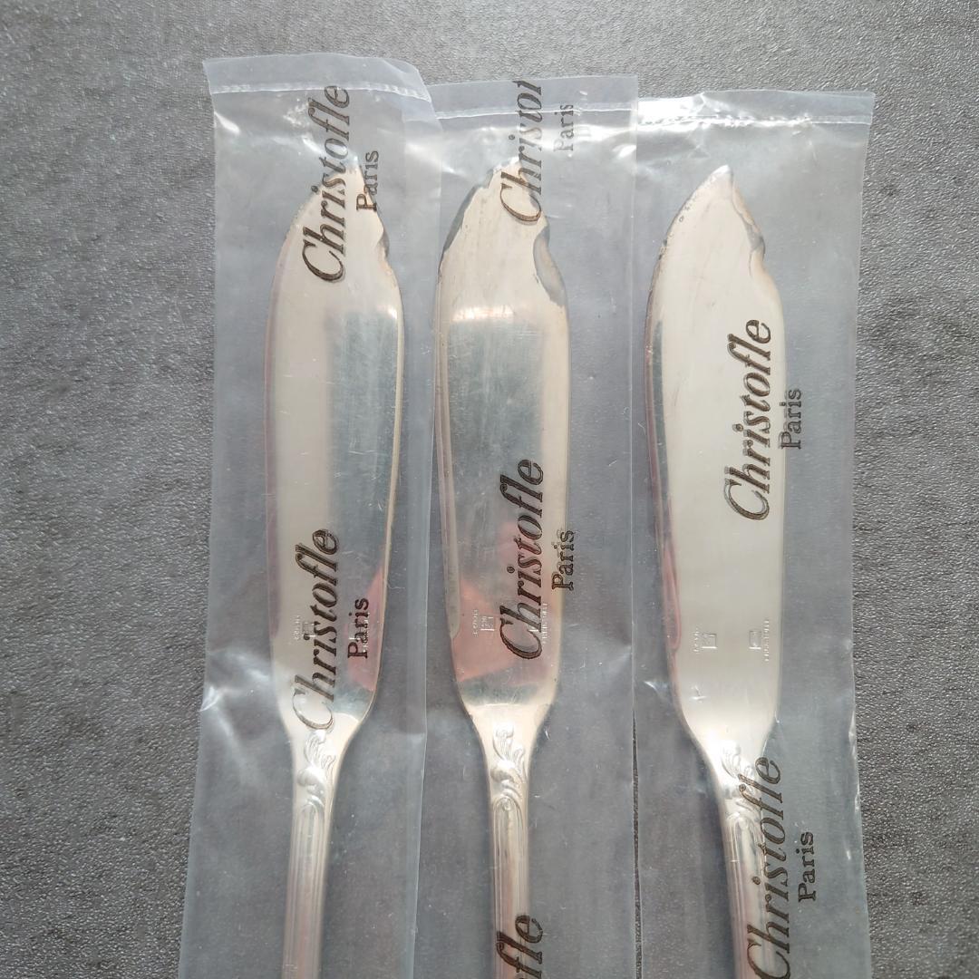 クリストフル マルリー フィッシュナイフ 未開封 3点