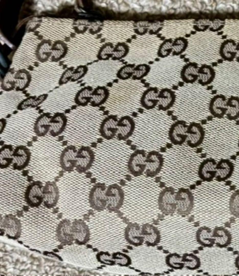 美品✨グッチ GGキャンバス アクセサリーポーチ ハンドバッグ 103399