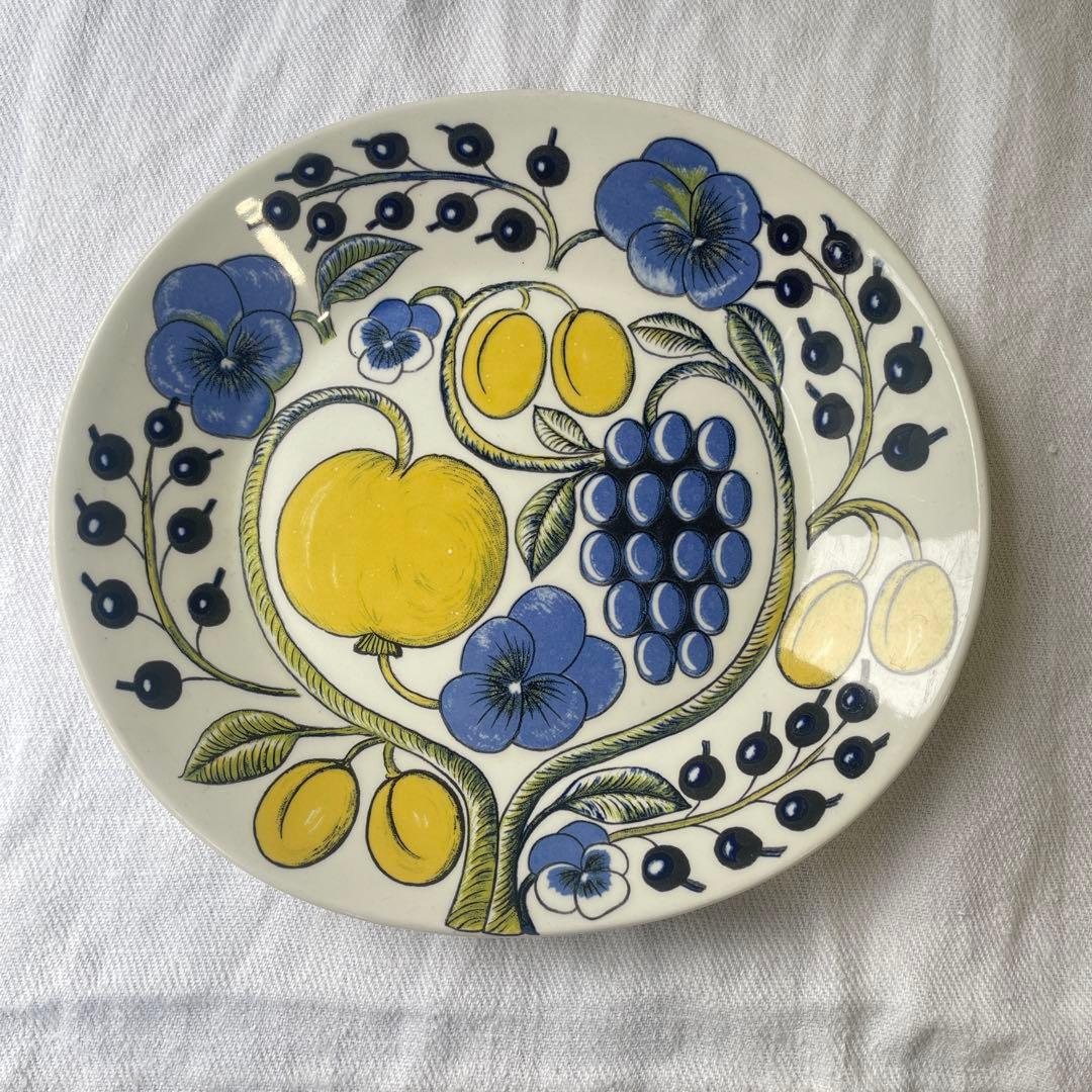 2枚おまとめ！レア！旧カラーロゴ　アラビア　パラティッシ　オーバル 25cm