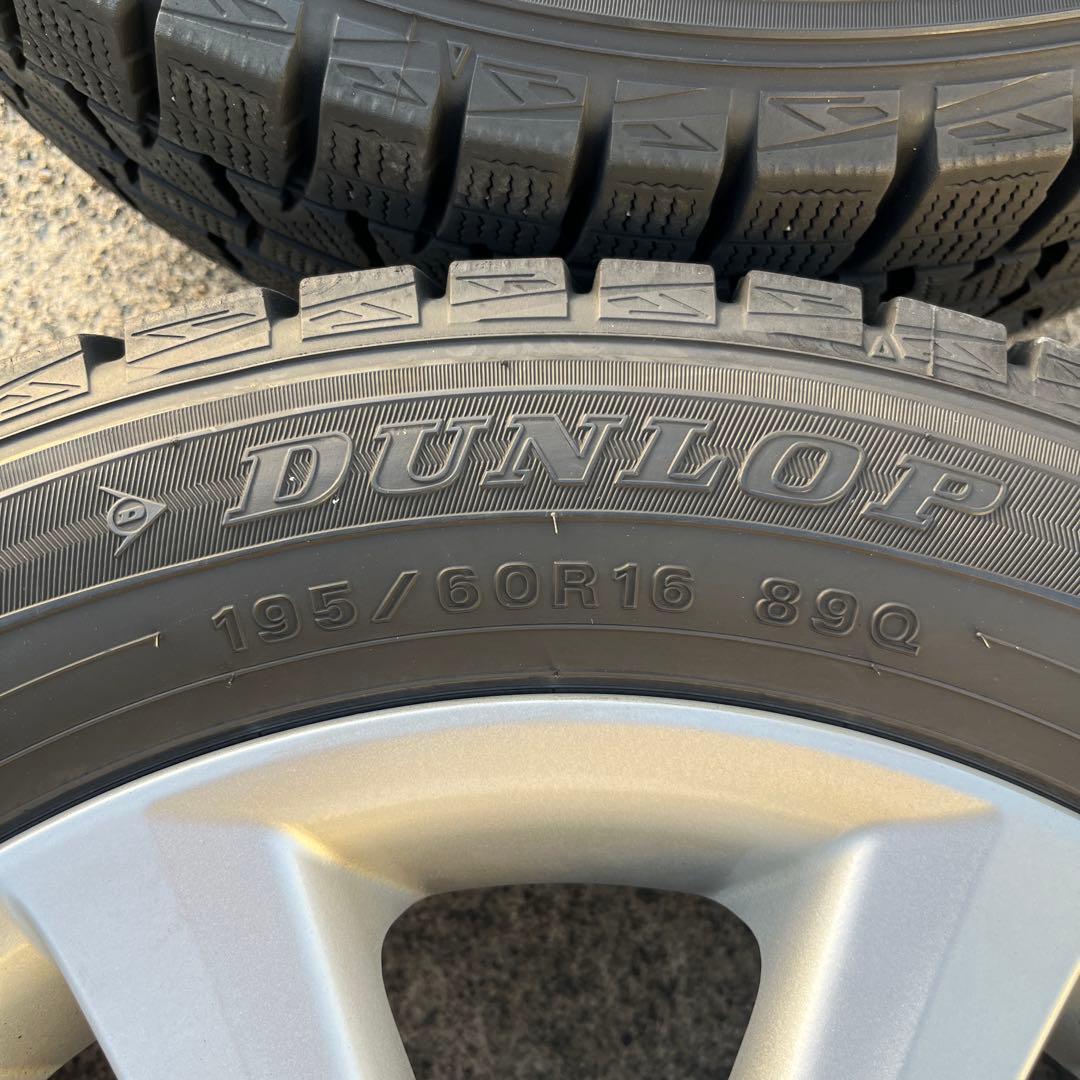 DUNLOP スタッドレス 195/60R16 zge20純正ホイール