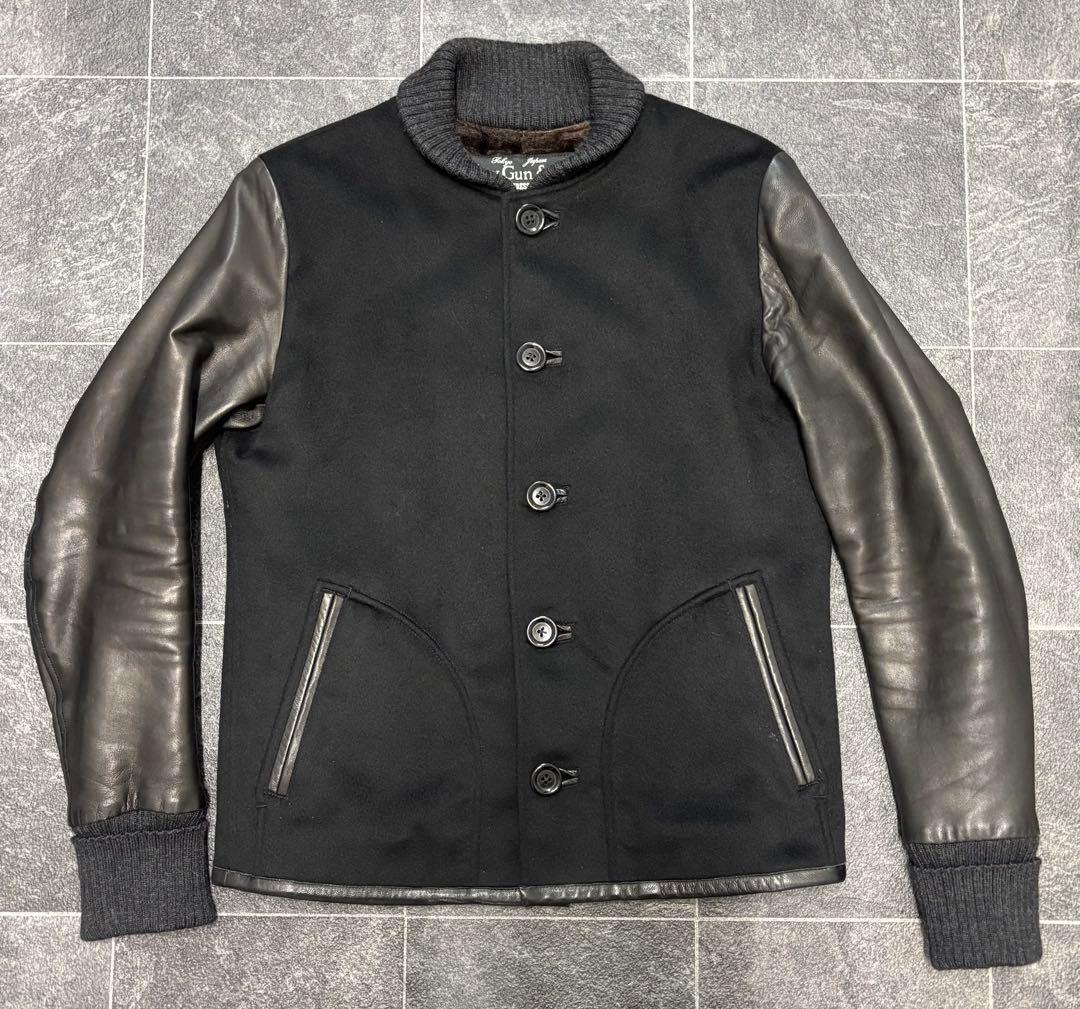 最終値下げ　【スロウガン】SLOW&GUNレザースタジャン　サイズ3キムタク