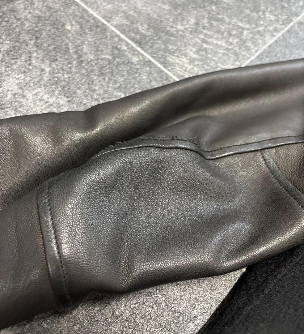 最終値下げ　【スロウガン】SLOW&GUNレザースタジャン　サイズ3キムタク