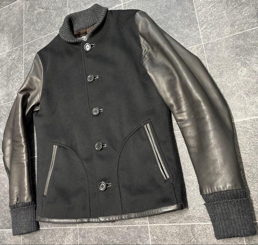 最終値下げ　【スロウガン】SLOW&GUNレザースタジャン　サイズ3キムタク