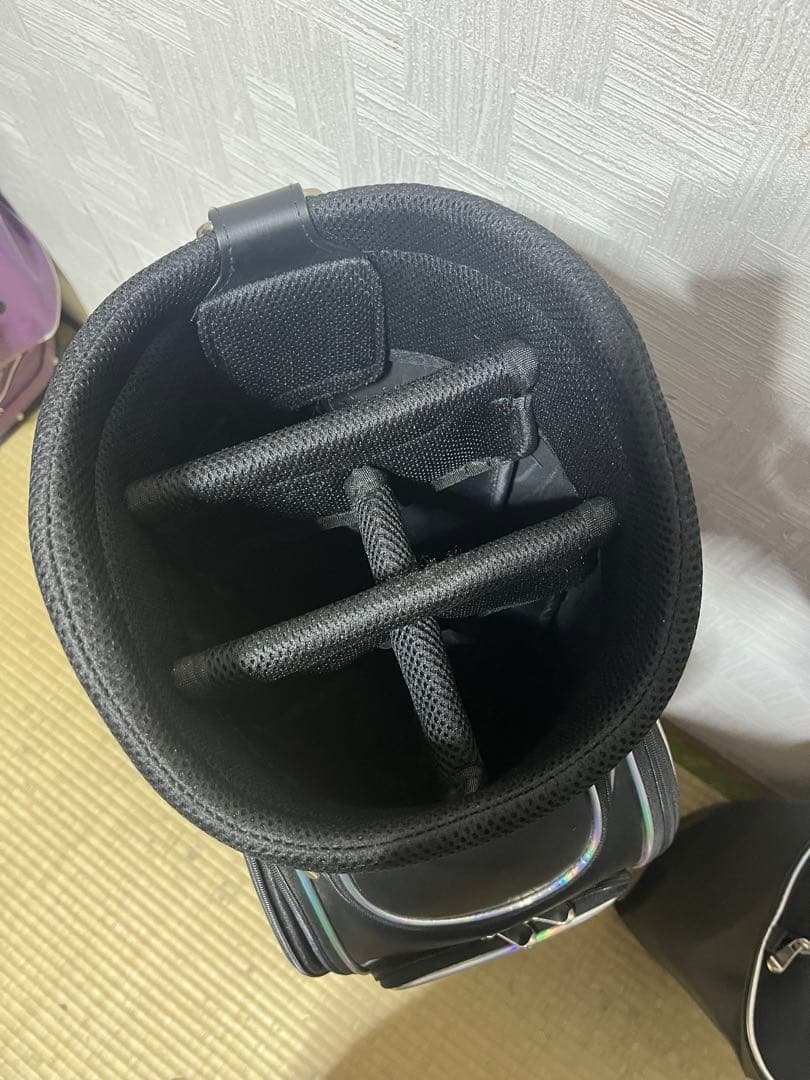 美品！ラルージュ　Larouge Golf キャディバッグ　フードカバー付属