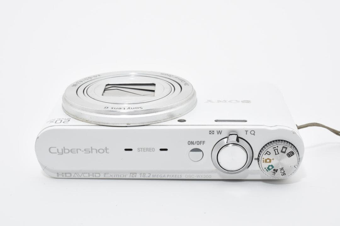 【人気モデル】SONY Cyber-shot DSC-WX300 ホワイト