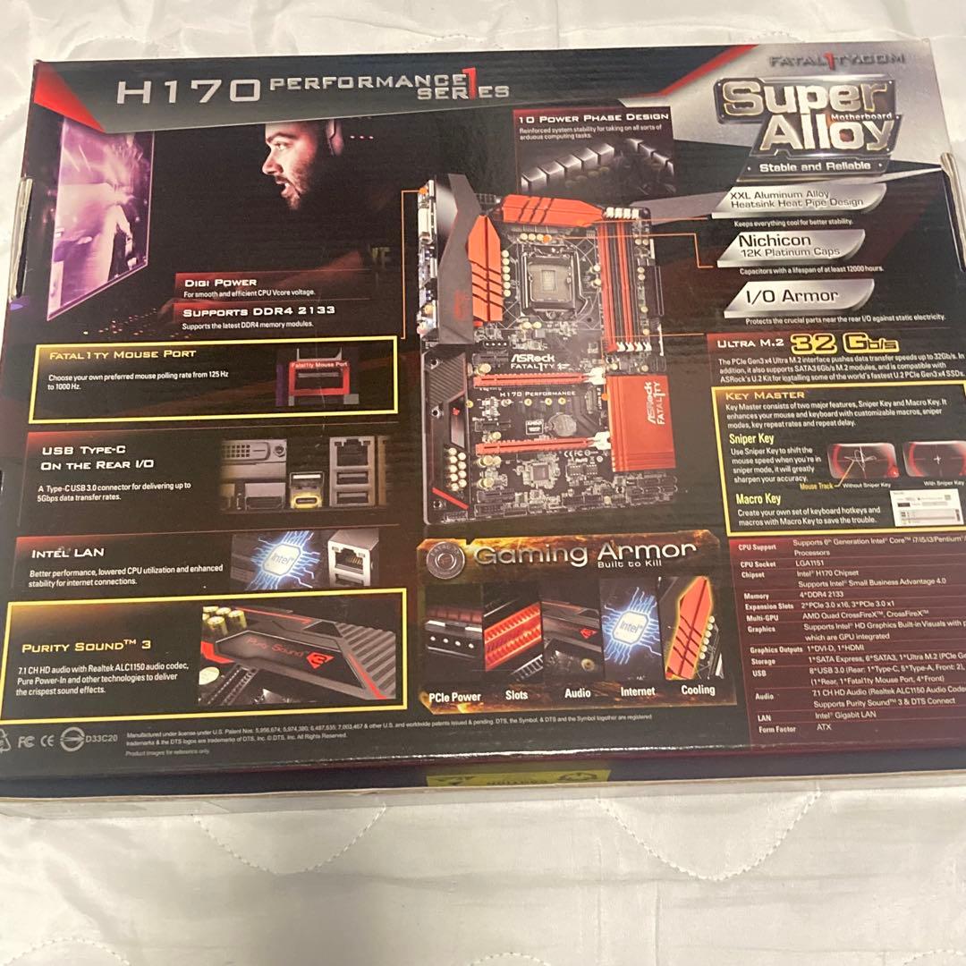 【未使用未開封】ASRock Fatal1ty H170 Performance
