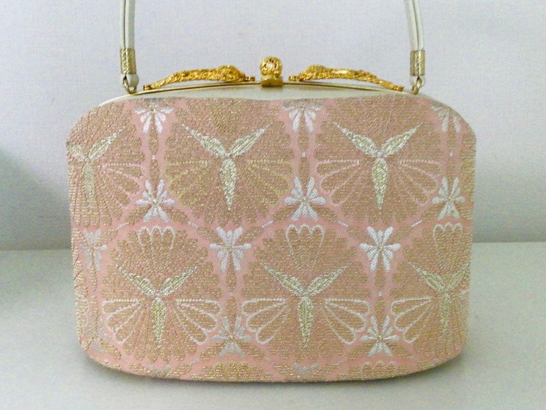 京都和装小物 成人式 西陣 特選最高級 バッグと3枚芯草履セット L寸 未使用品