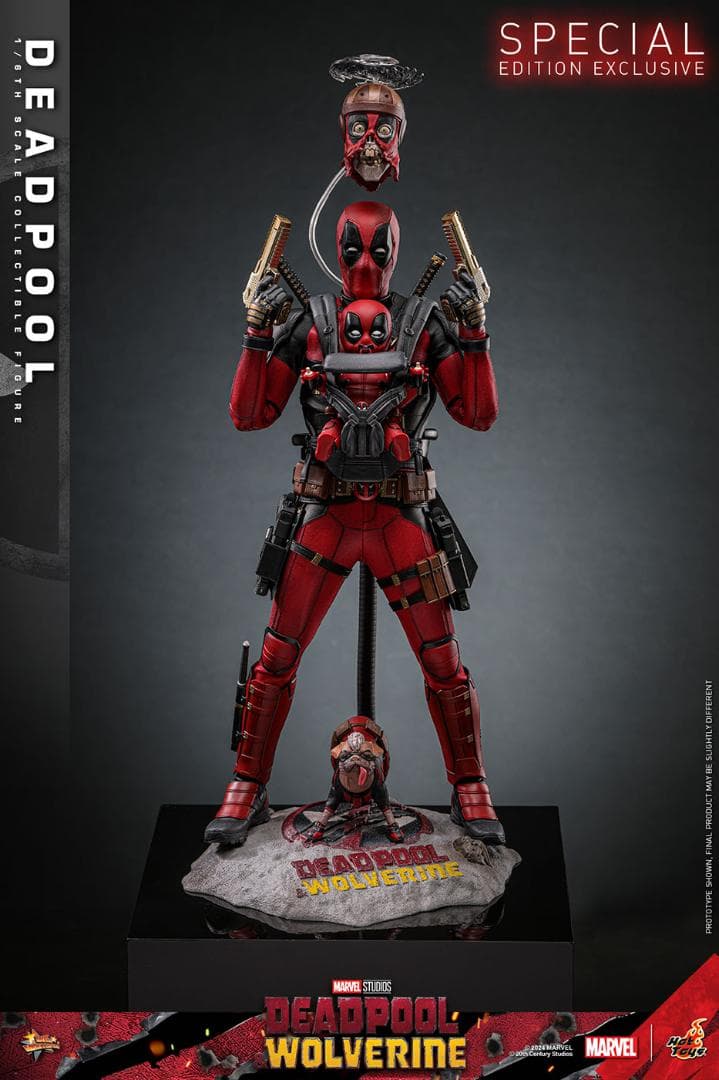 ホットトイズ 1/6スケールフィギュア デッドプール［ボーナスアクセサリー付き］