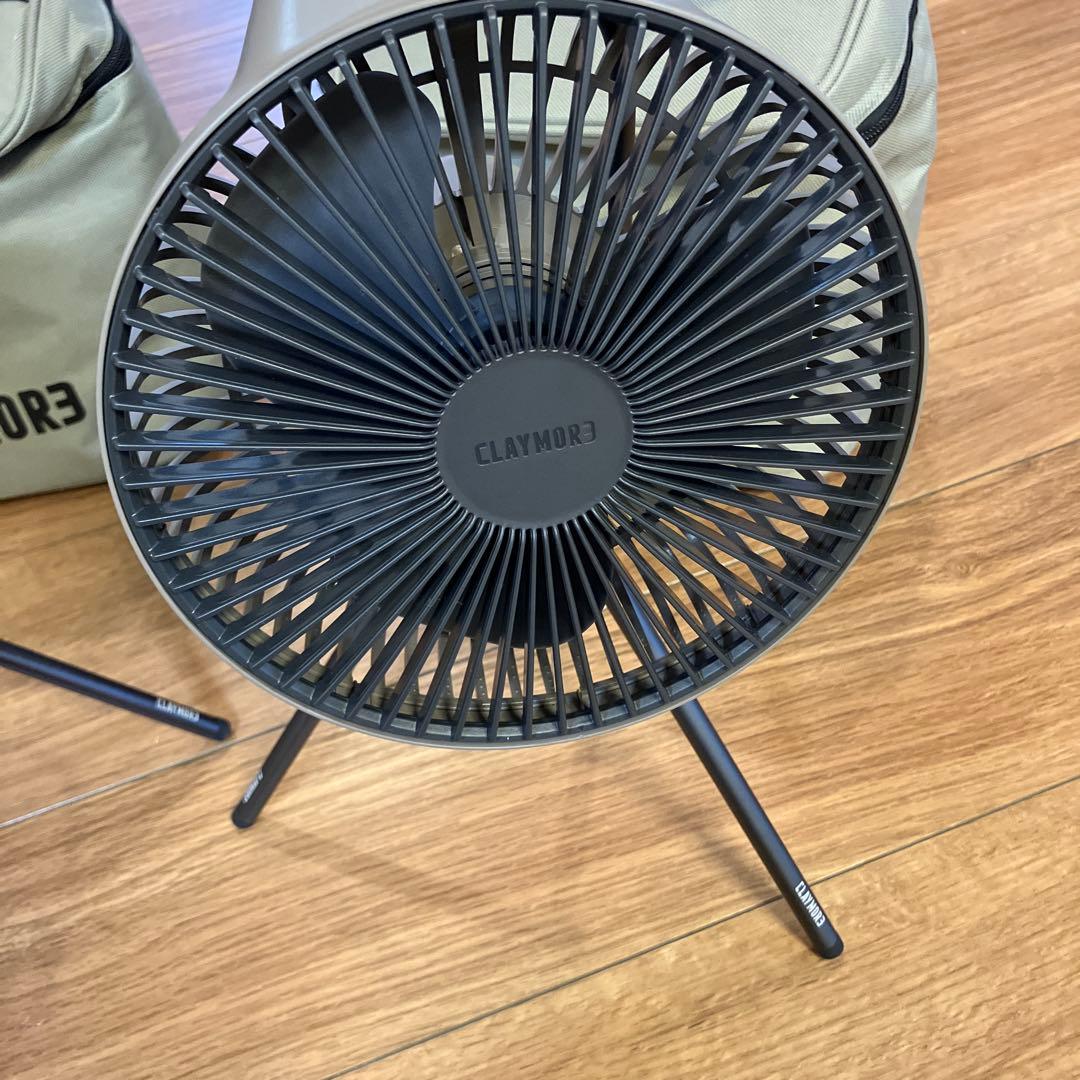 クレイモア v600 ＋ 扇風機 ファン　2個セット　収容バッグ付