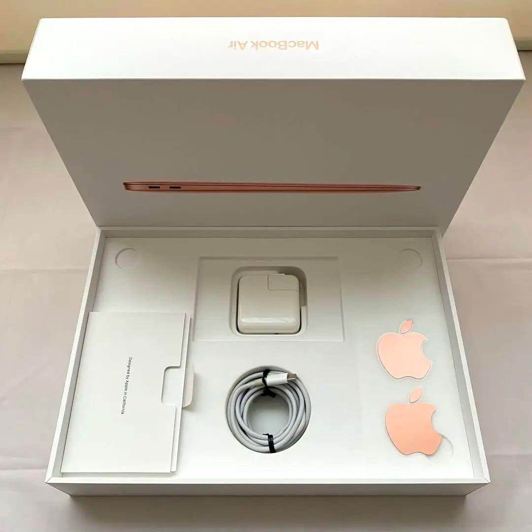 【美品】MacBook Air 2020_M1/8GB/512GB_GLD