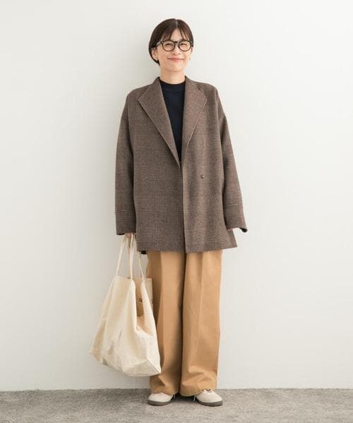 ꕤアーバンリサーチドアーズ/ウールリバーミドルガウンコート