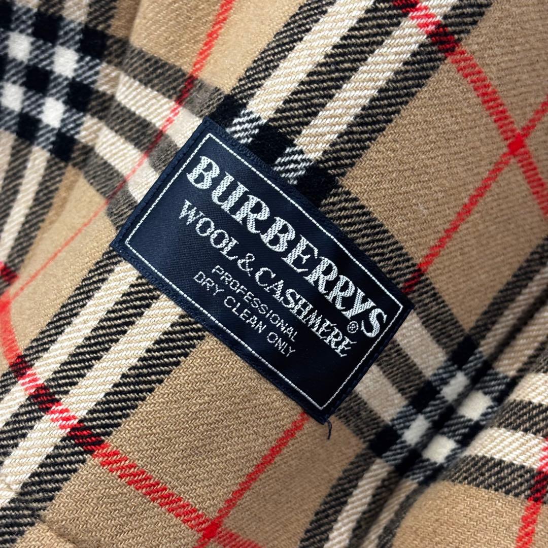 Burberry ダッフルコート カシミヤ ノバチェック キャメル