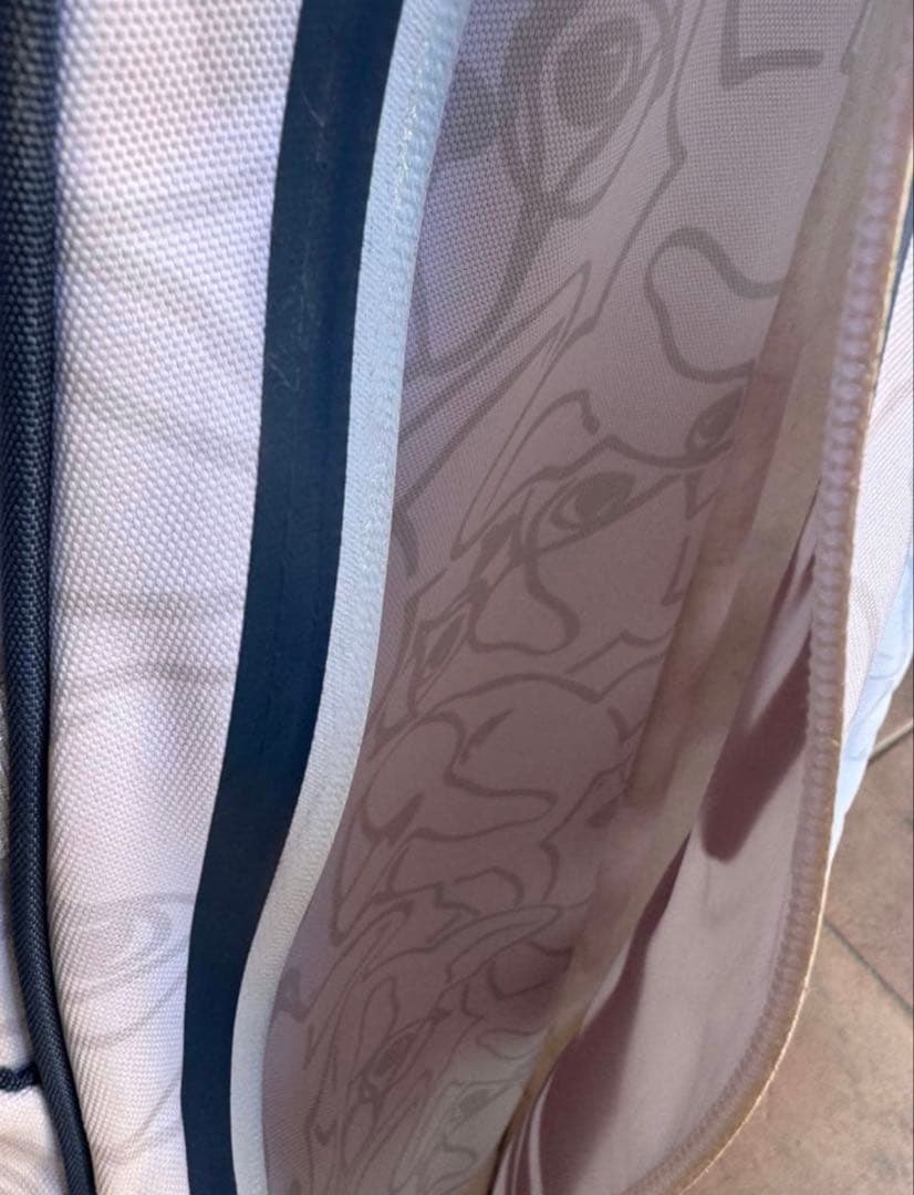 希少　『大容量』　ニューバランスゴルフ　スタンド式キャディバッグ　ブルドッグ柄